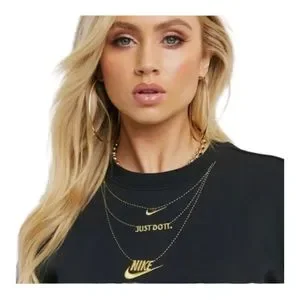 Nike necklace sweater hotsell